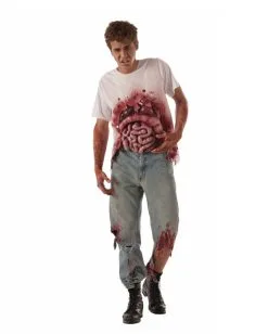 Blutiges Zombie Innereien T-Shirt
