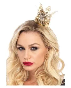 Zartes Krönchen Als Kostümaccessoire Gold