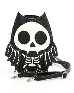Skelett Fledermaus Handtasche "Glow In The Dark"
