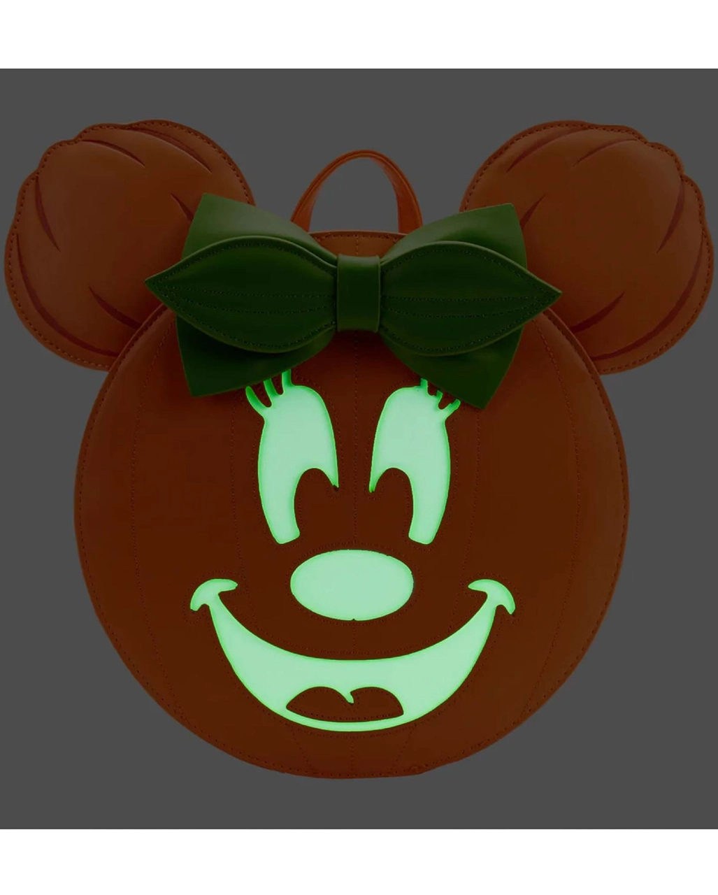 Disney Glow Face Minnie Pumpkin Rucksack Loungefly – Bild 2