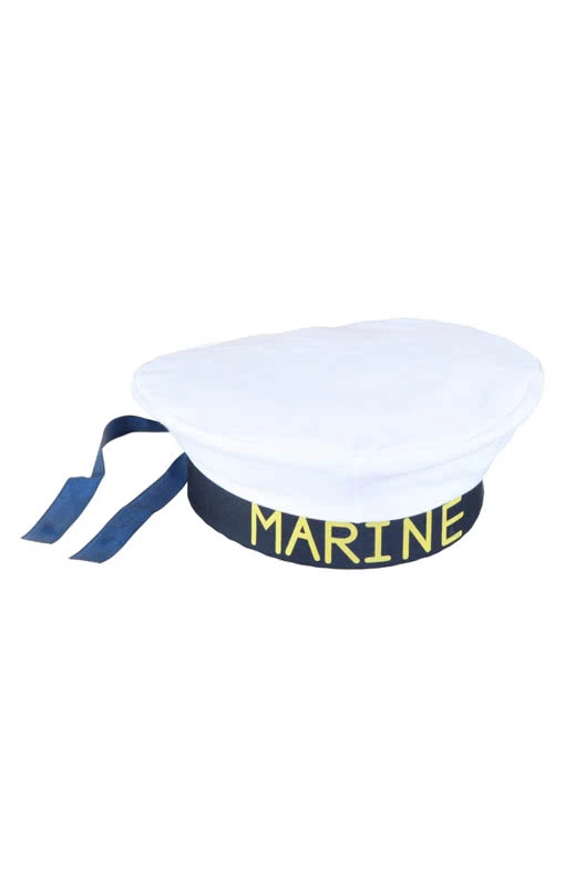 Matrosen Mütze Weiß/blau