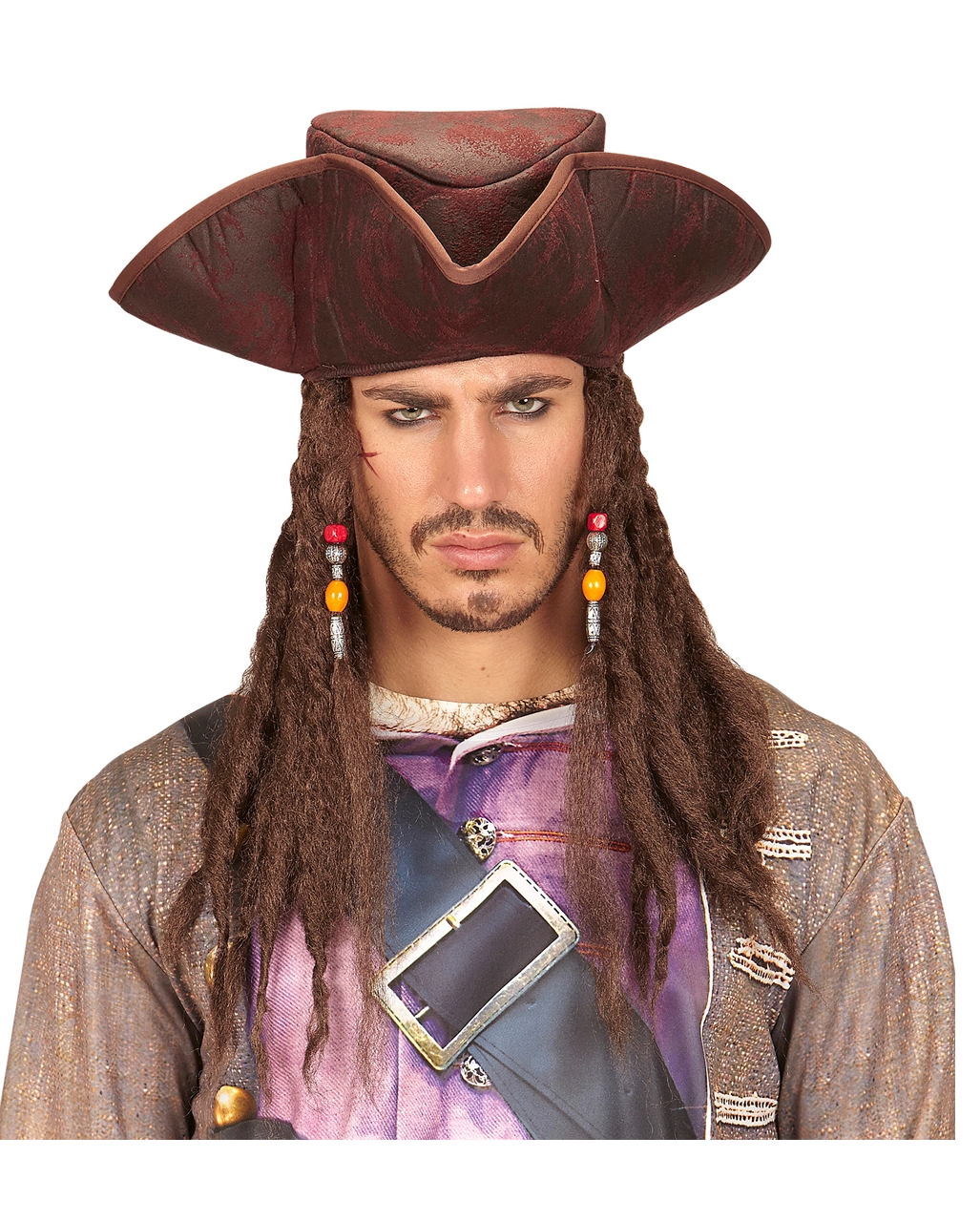 Piratenhut Mit Dreadlocks – Bild 2