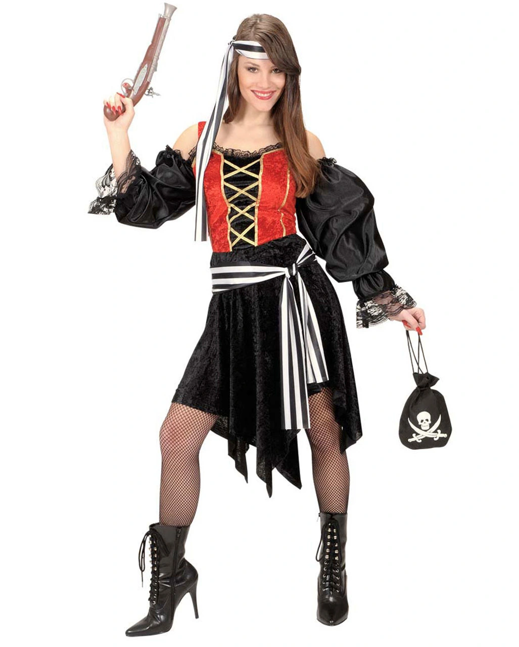 Piraten Beutel Mit Totenkopf – Bild 3