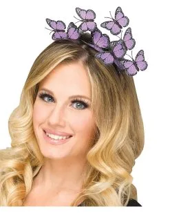 Lila Schmetterlings Haarreifen