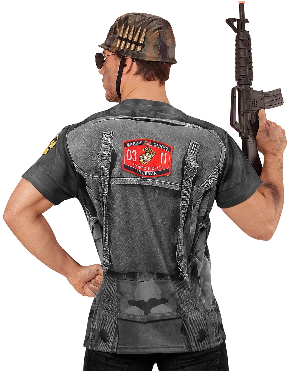 Soldaten T-Shirt Mit Photo Print – Bild 2