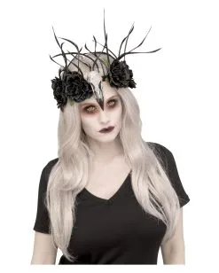Kopfschmuck Geister Raben Königin